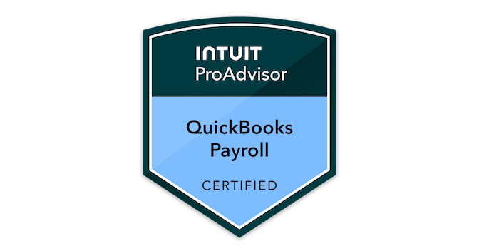 Intuit QuickBooks Online Payroll Certified